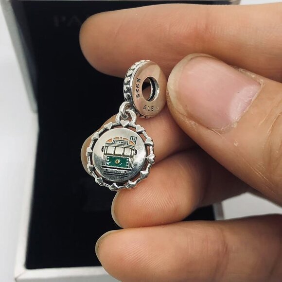 ✨🔥Pandora Melbourne Tram Dangle Charm Pendant - Picture 2 of 4